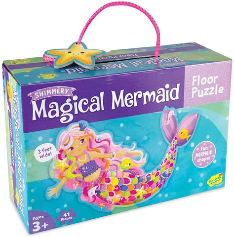 Become a Mermaid Explorer with the Magical Mermaid Floor Puzzle